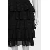 Black dress with ruffles