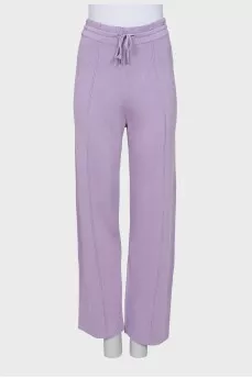 Purple suit with arrows