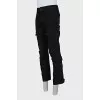 Men's trousers with patch pockets