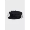 Black cap with mesh