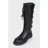 Diorebel leather boots