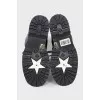 Diorebel leather boots