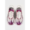 Daymaster suede and leather sneakers