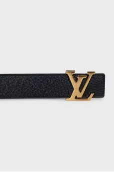 LV Initials reversible leather belt