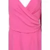 Dress with a bodice on the smell with a tag