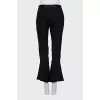 Cropped trousers decorated with sequins