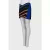 Mini skirt with a zipper