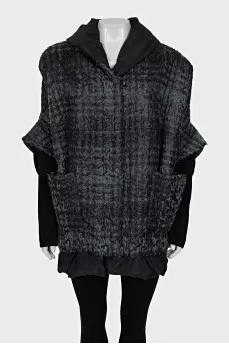 Green oversized jacket