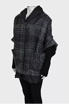 Green oversized jacket