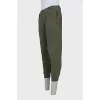 Men's green sweatpants