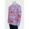 Men's sweater with signature print