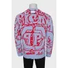 Men's sweater with signature print