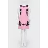 Children's dress with black lace with tag