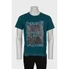 Men's T-shirt with applique