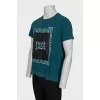 Men's T-shirt with applique