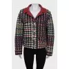 Reversible plaid jacket