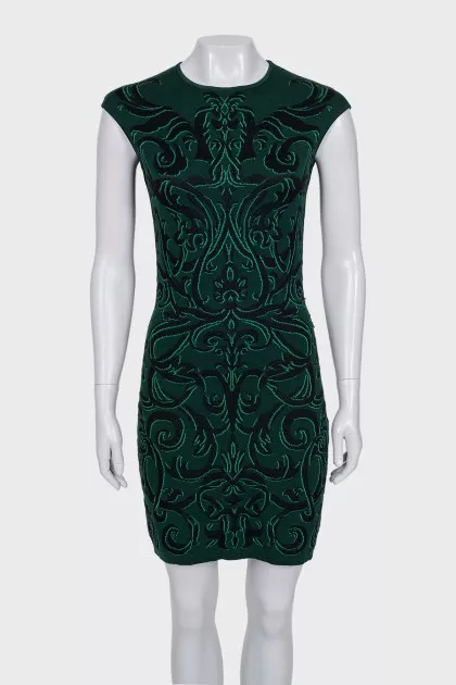 Green sleeveless dress