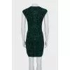 Green sleeveless dress