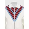 Sports cardigan with a zipper