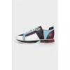 Rebus leather sneakers