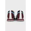 Rebus leather sneakers