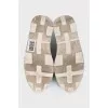 Rebus leather sneakers