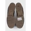 Laureate suede and canvas boots