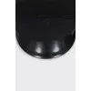 Black cap with a glossy visor