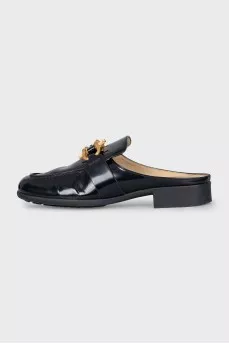 Leather mules Monsieur