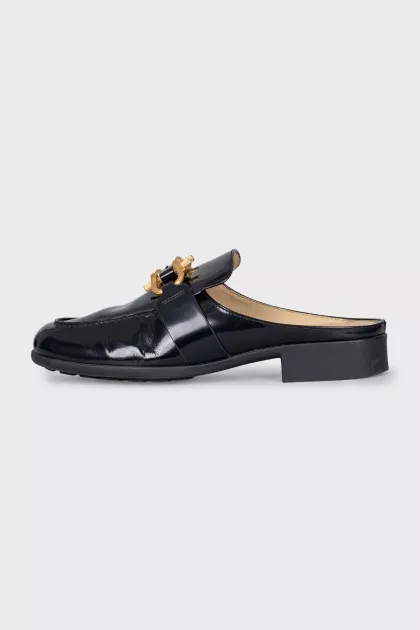 Leather mules Monsieur