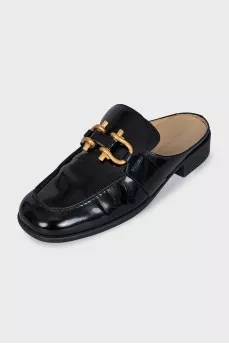 Leather mules Monsieur