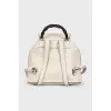Bamboo leather backpack