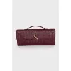 Andiamo leather clutch
