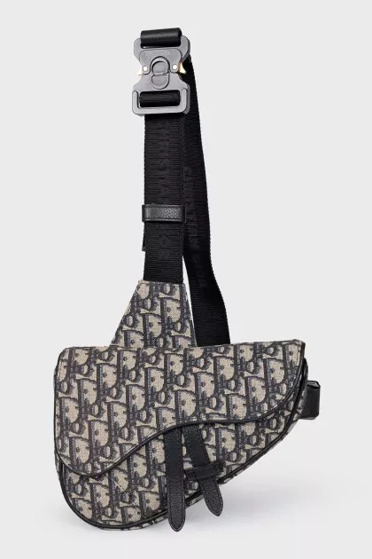 Saddle print belt bag