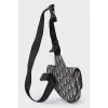 Saddle print belt bag