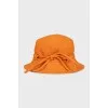Orange Panama Hat Le bob Gadjo