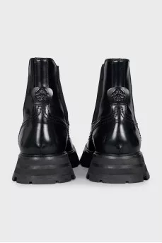 Шкіряні черевики з резинками