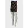 Men's shorts with a signature print