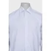 Men's blue checkered shirt