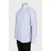 Men's blue checkered shirt