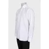 Men's straight-cut white shirt