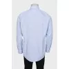 Men's striped shirt in light blue
