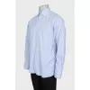 Men's striped shirt in light blue