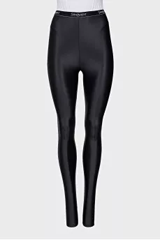 Black tights without elastic