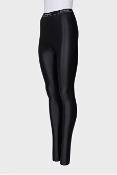 Black tights without elastic