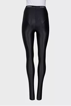 Black tights without elastic