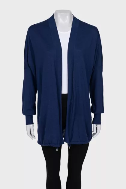 Blue cashmere cardigan