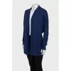 Blue cashmere cardigan