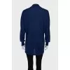 Blue cashmere cardigan