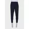 Men's cropped trousers with drawstrings